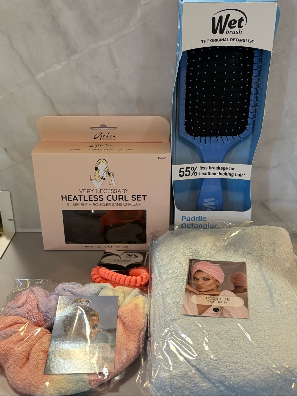 Damage free hair care gift set